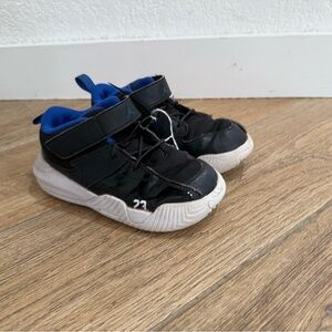 Kids Black and Blue Jordans